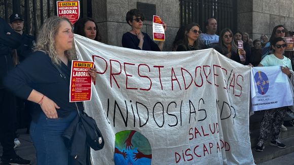 Fuerte operativo policial en la manifestación de Prestadores Unidos: "Se buscó generar miedo"