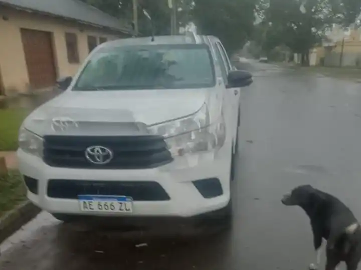 El vehículo robado.