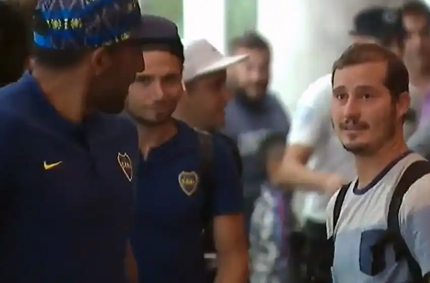 Wanchope Ábila agredió a un hincha de River