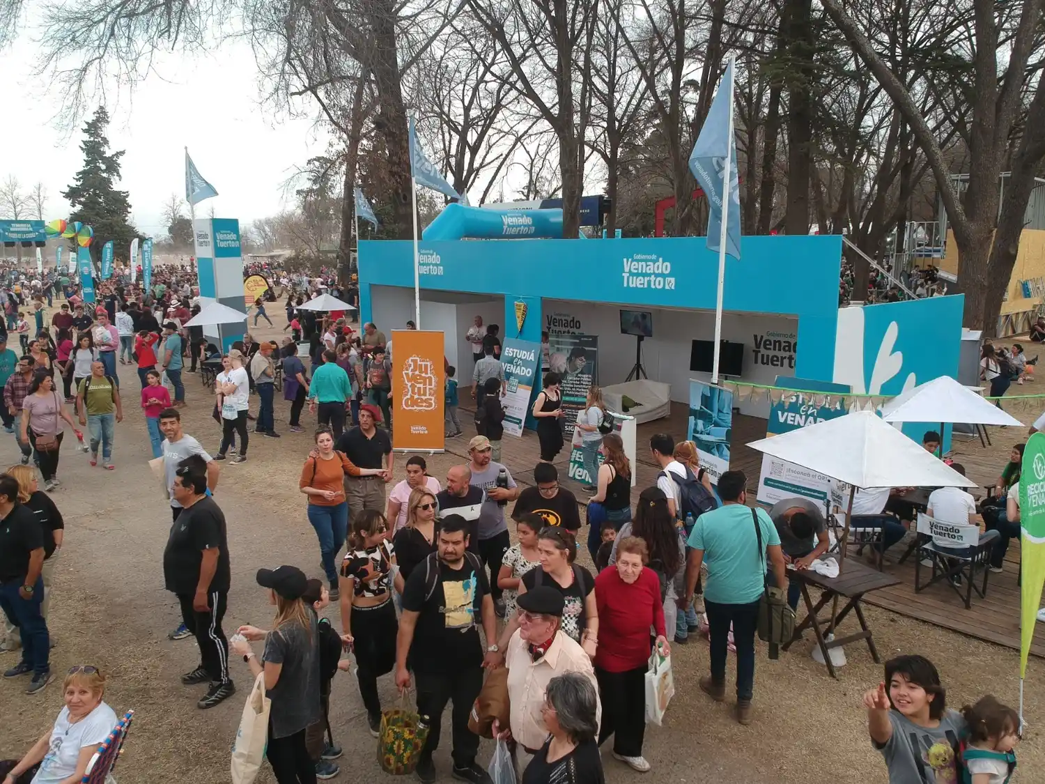 En la edición 2022, el gobierno de la ciudad con sus stands en el predio ruralista.