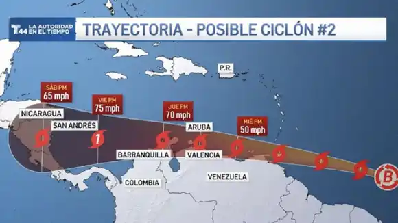¡CONOZCA A BONNIE! La tormenta tropical que inusualmente toca las costas venezolanas