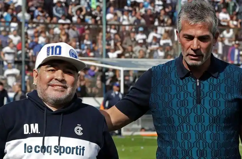 Pellegrino, presidente de Gimnasia: «A Diego lo vemos cada vez mejor»