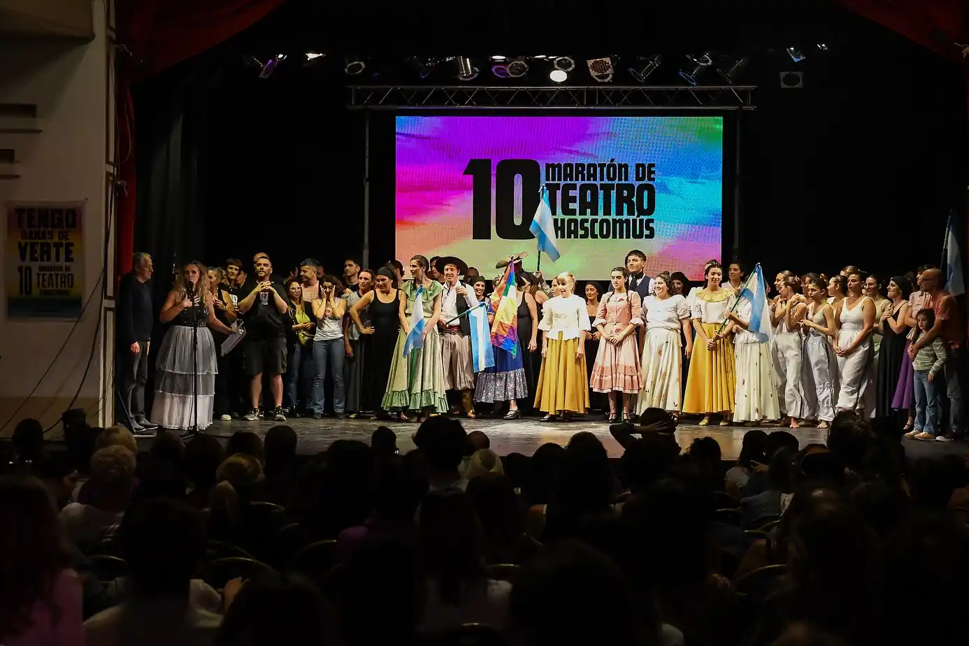 La 10ª Maratón de Teatro Chascomús continúa este fin de semana y celebra una década de Fiesta Teatral