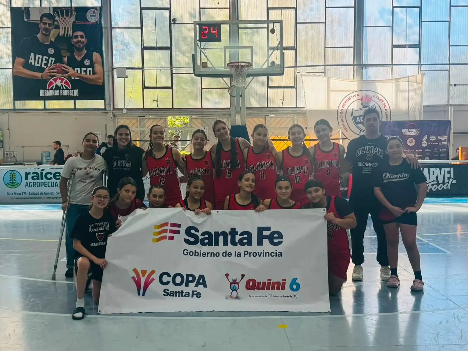 Olimpia BBC, bicampeonas de la Asociación Venadense, no pudo ganar en Cañada de Gómez.