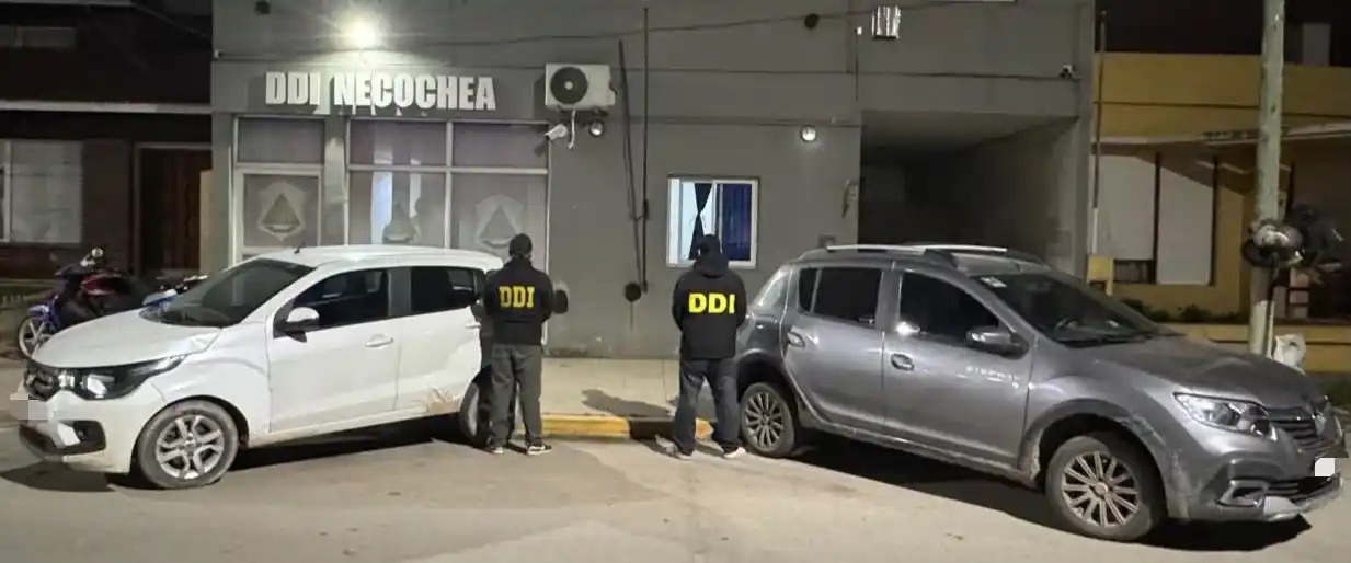 Autos secuestrados tras un allanamiento en Quequén