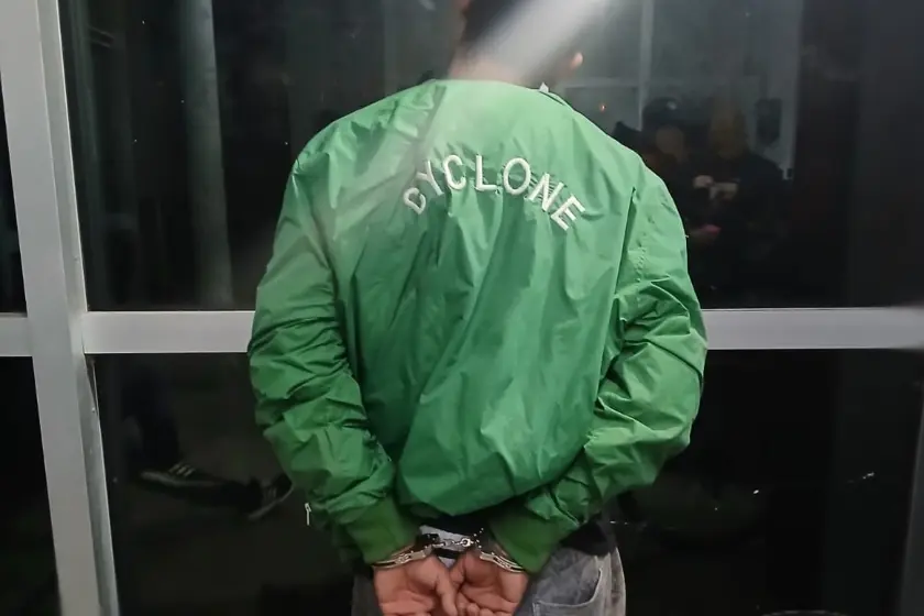 Detenido en zona noroeste.
