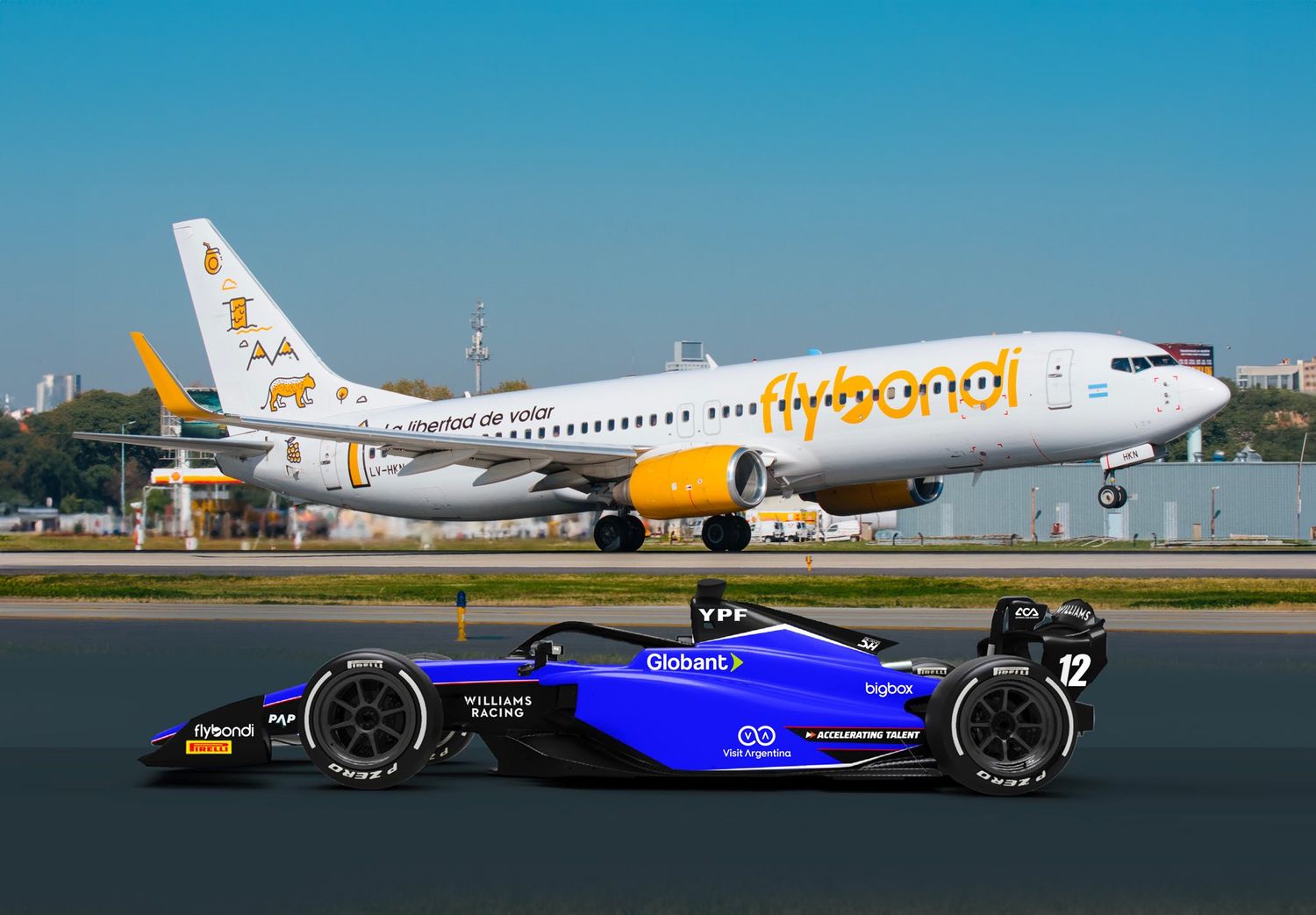 Flybondi patrocinará a Franco Colapinto en la Formula 2