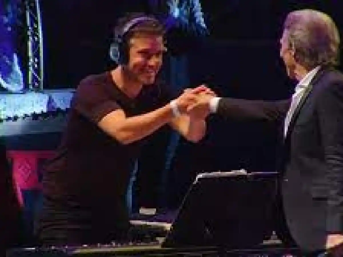 Jairo y Matías Martino, juntos en un show en Devoto