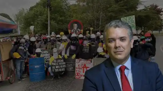 Iván Duque enfrentó a los de la «Primera Línea»