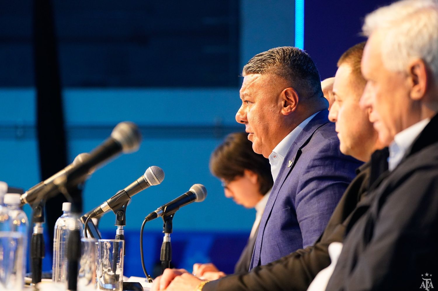 Tapia encabezó la asamblea general ordinaria de AFA.