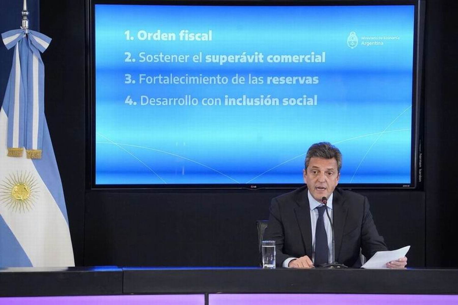 Sergio Massa: “Nuestro objetivo es crecer 
con inclusión y vinimos a trabajar para eso”