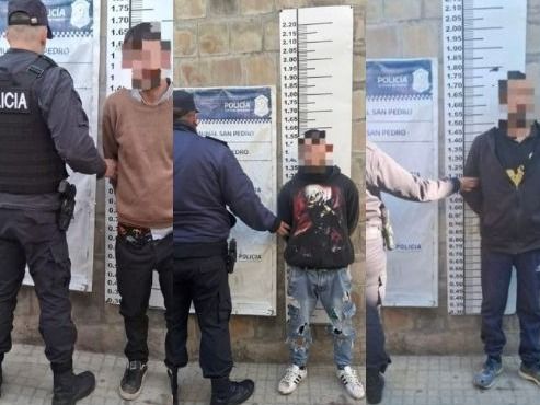 Tres aprehendidos en estado de ebriedad, alterando el orden público y con portación de arma blanca