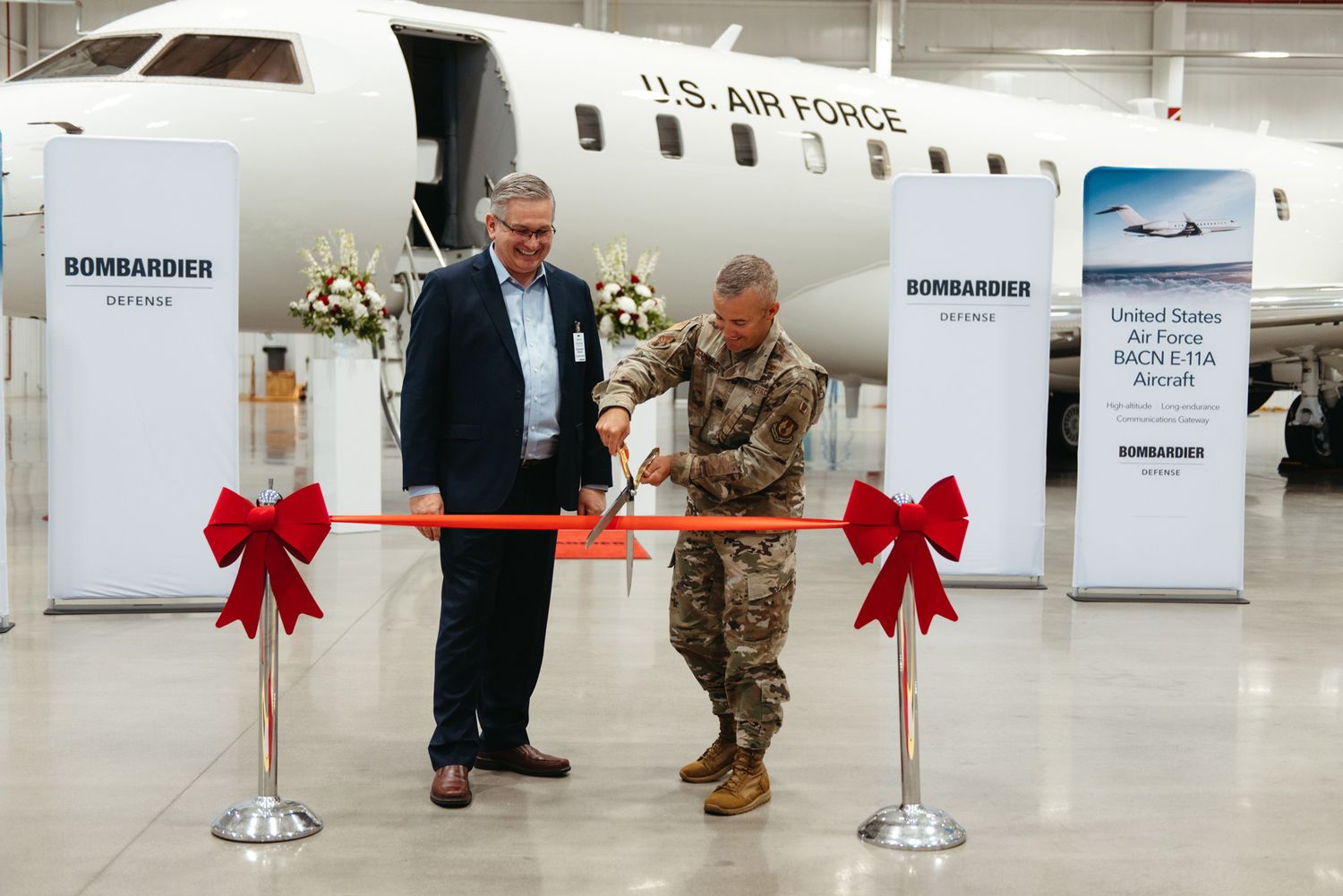 Bombardier entrega un nuevo Global 6000 de misión especial a la USAF