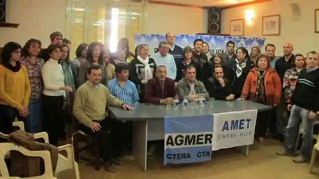 Agmer y AMET presentaron la lista de candidatos al CGE
