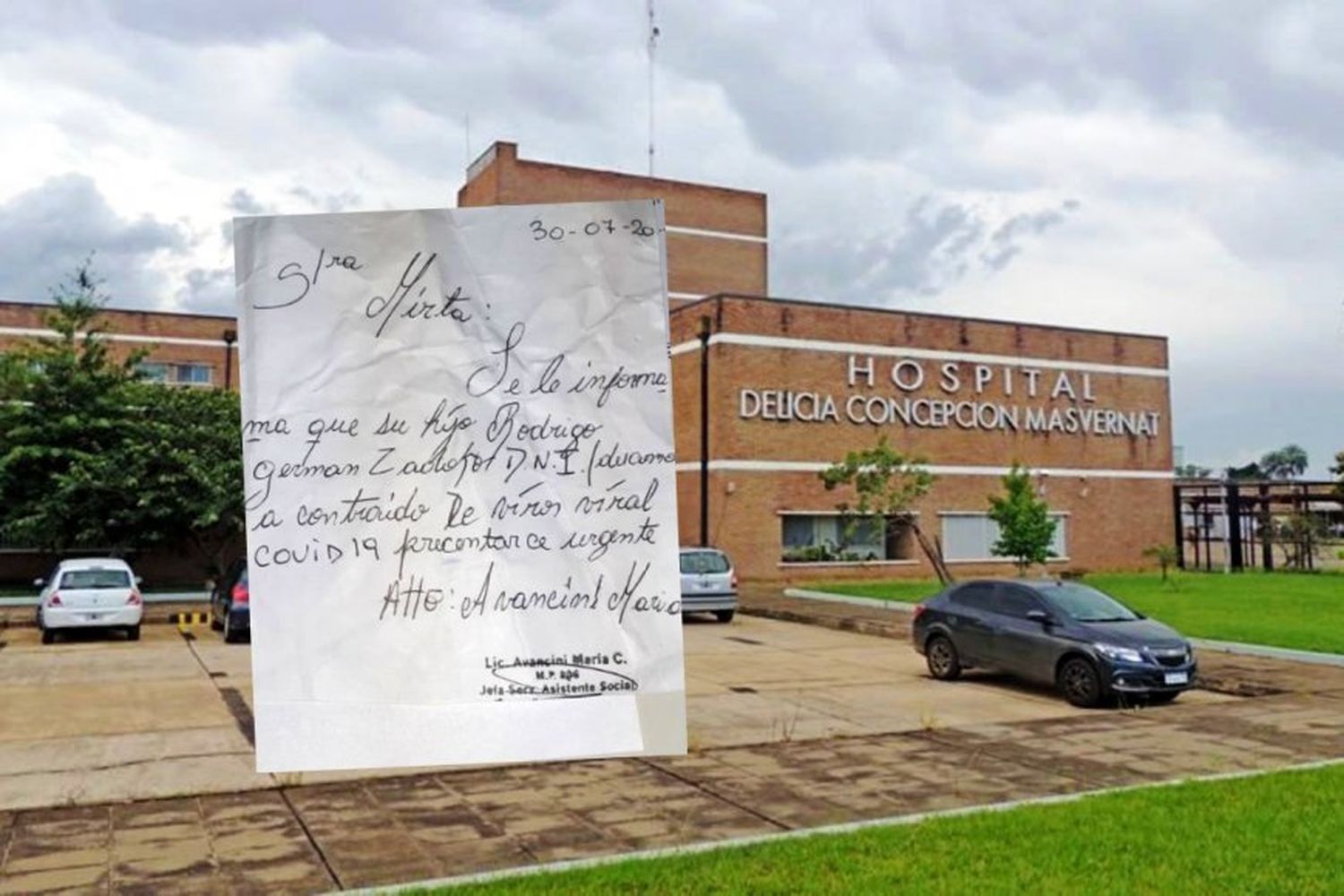 Robaron un sello de un hospital y falsificaron un certificado de Covid-19