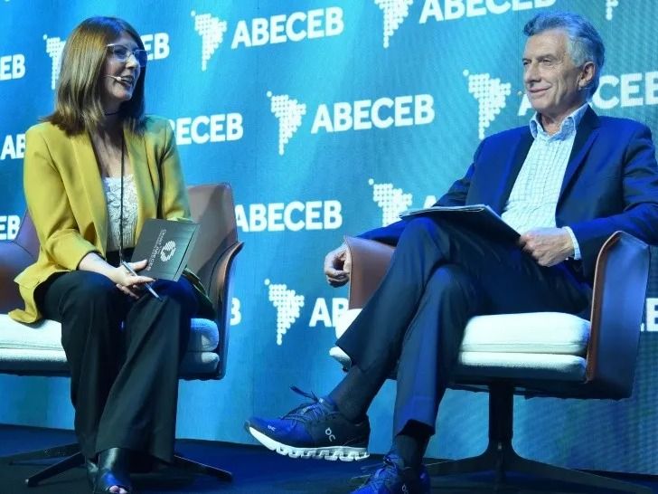 Mauricio Macri en el Foro ABECEB