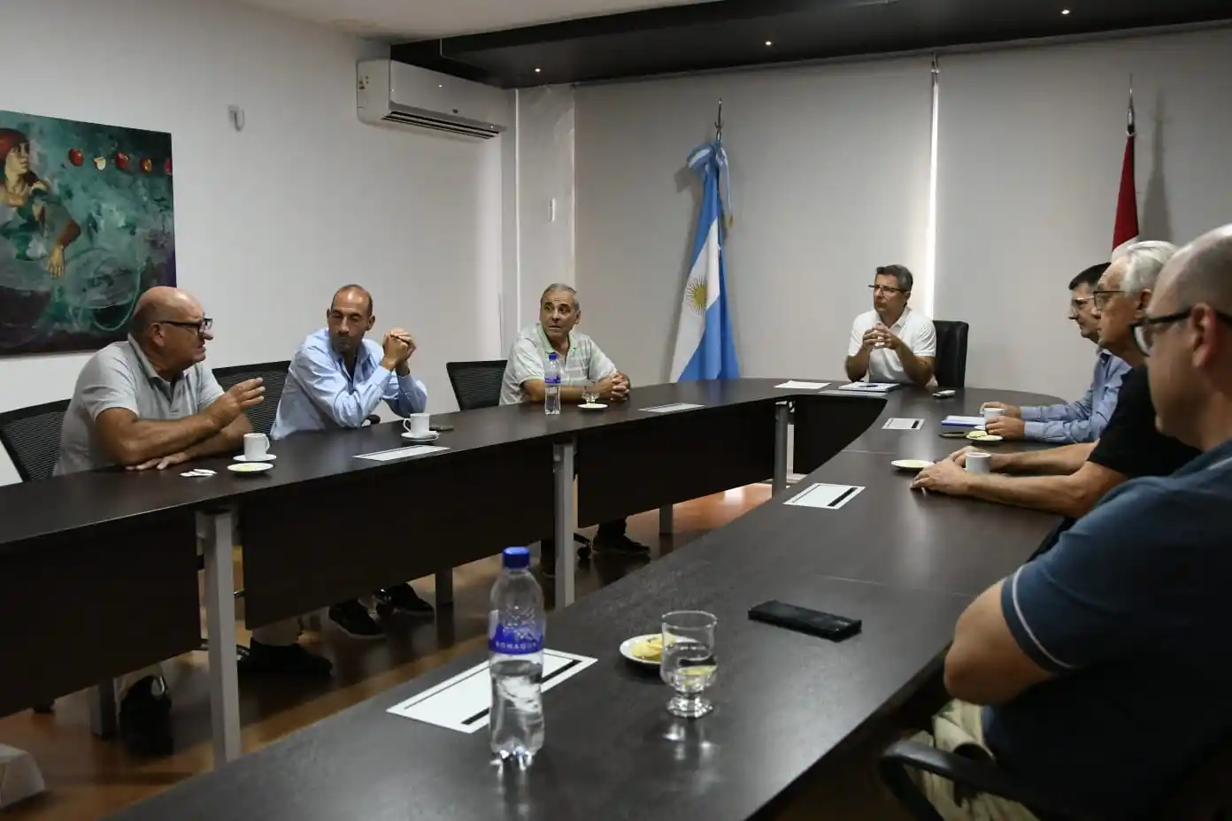 El intendente mantuvo un encontró con representantes del directorio del Parque Industrial