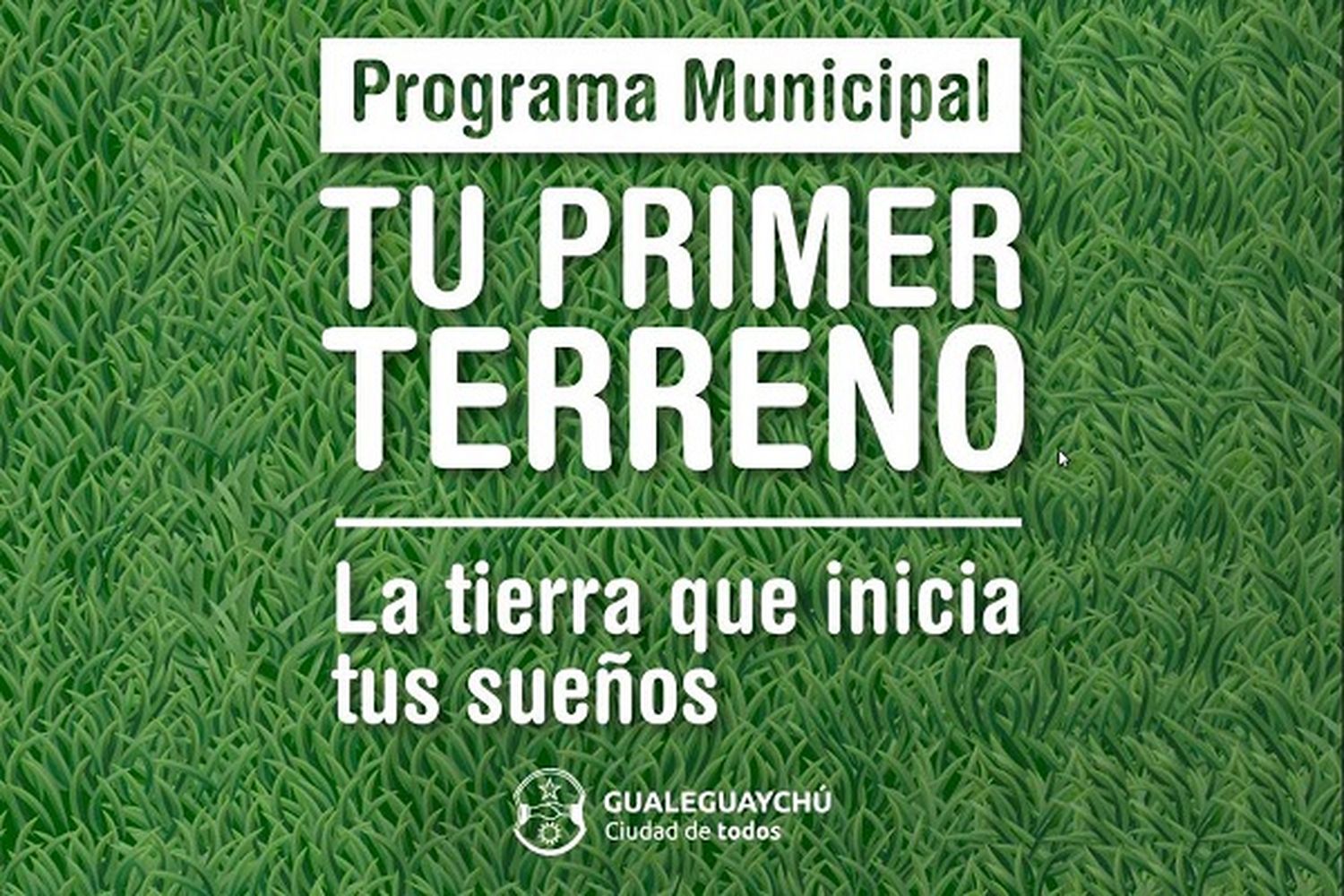 Tiene fecha el primer sorteo del Programa “Tu Primer Terreno”