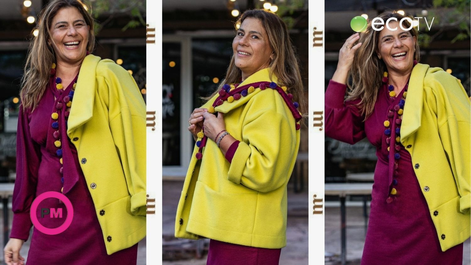 Mónica Ruiz nos trajo uno de los colores tendencia en indumentaria