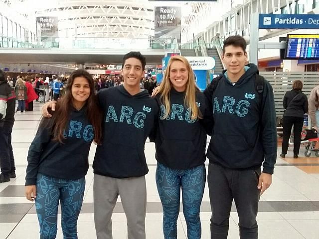 Gonzalo Aulisi, Exequiel Yacob, Virginia Beguiristain y Julia Díaz Neli. (Foto: Prensa FEVA)