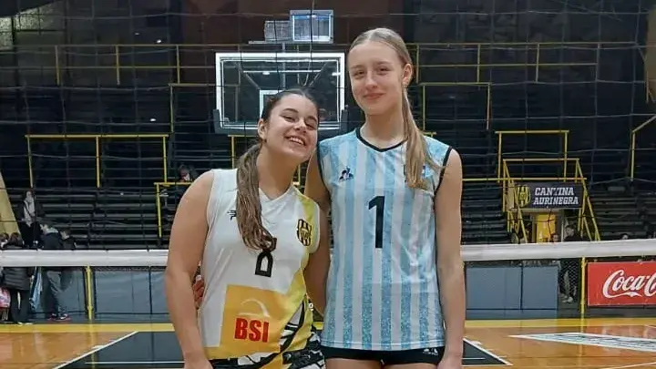 Vóley: Dulce Rolón jugó un amistoso contra la Selección Argentina Sub-19