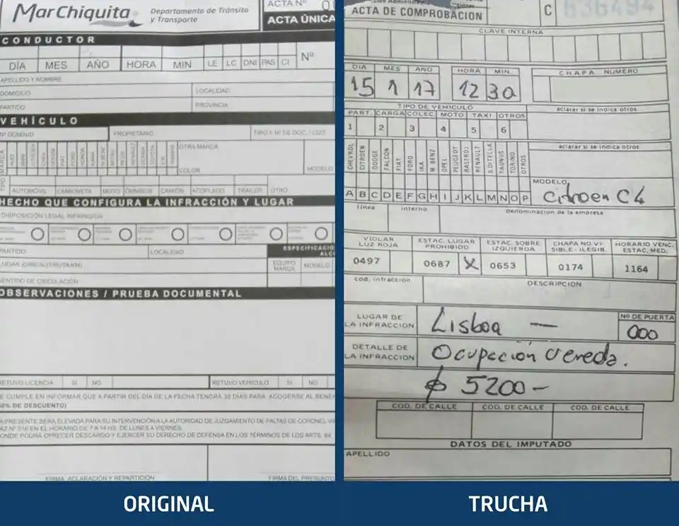 Mar Chiquita: Alertan por infracciones truchas