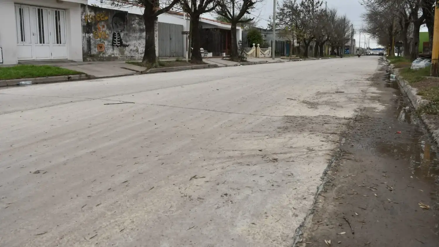 Se prevé concluir con la pavimentación de todo el sector en abril de 2027.