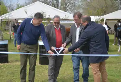 Usandizaga, Lunghi, Meli y Berlari inauguran la Expotan del Bicentenario.