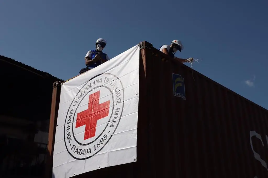 Cruz Roja Venezolana recibe 22 toneladas de ayuda humanitaria para enfrentar la COVID-19