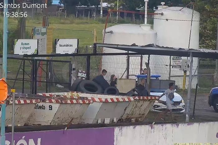 ecopunto fanti santos dumount intruso fin de semana policia gur contenedor - 2