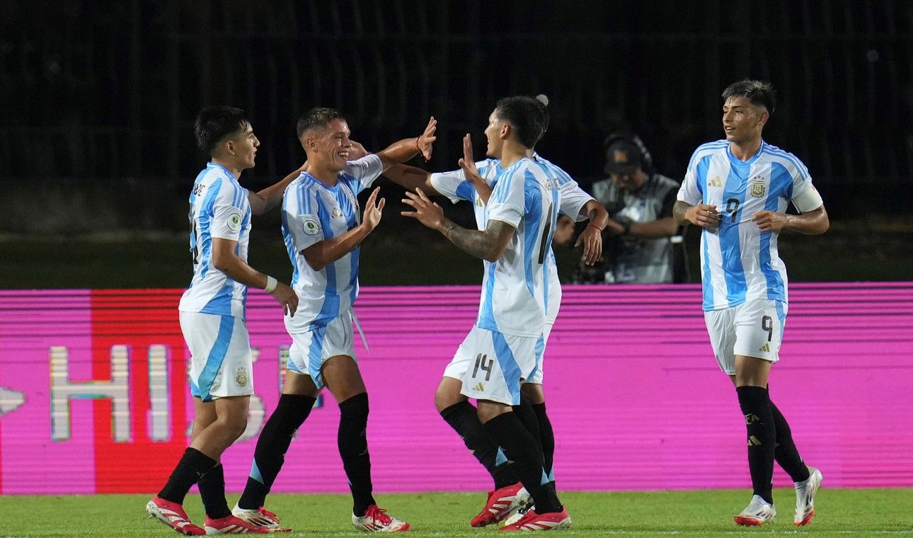 Paliza de Argentina en el Sudamericano Sub 20
