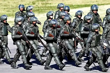 La preparación de las fuerzas de seguridad brasileñas para el Mundial 