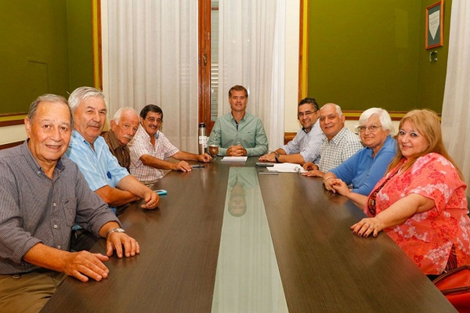Piaggio recibió al Consejo del  Adulto Mayor para evaluar el 2018