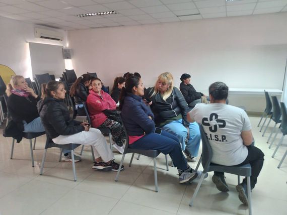 Reunión del gremio con trabajadores del SISP por situaciones de tensión en el ámbito laboral