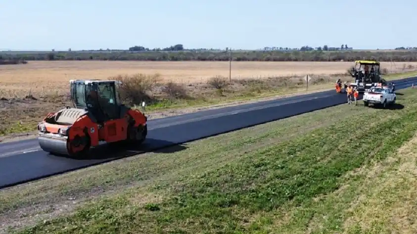 Quedó neutralizada la obra de repavimentación de la ruta 12