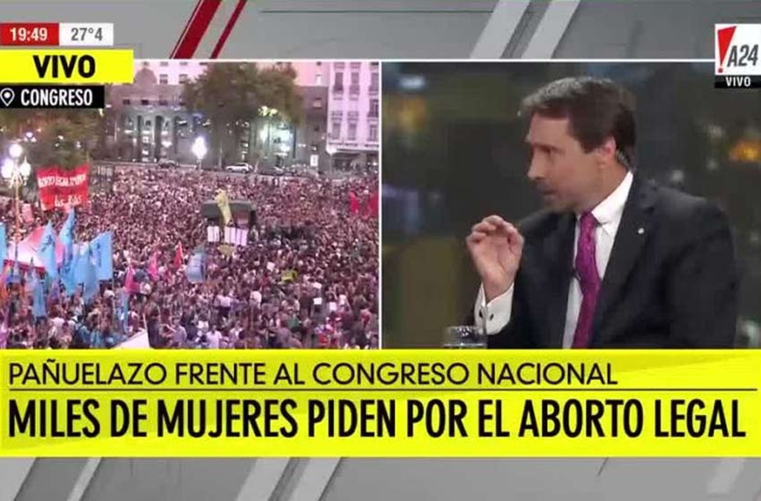 Para Feinmann, las cifras sobre abortos son «inventadas, como la de los 30 mil desaparecidos»