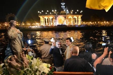 Tigre celebró el Día de la Virgen con Axel, Luciano Pereyra y Coti