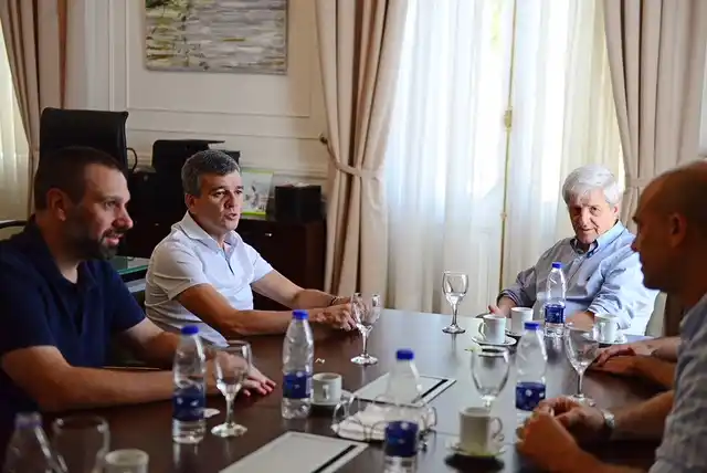 El Intendente de San Fernando, Luis Andreotti, recibió a su par de Hurlingham, Juan Zabaleta