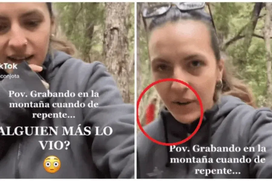 Terror en Bariloche: una joven filmó a un "fantasma" a plena luz del día y desató el pánico