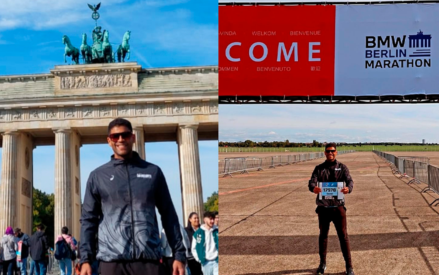 David Gerdler corre los 42 km de Berlín