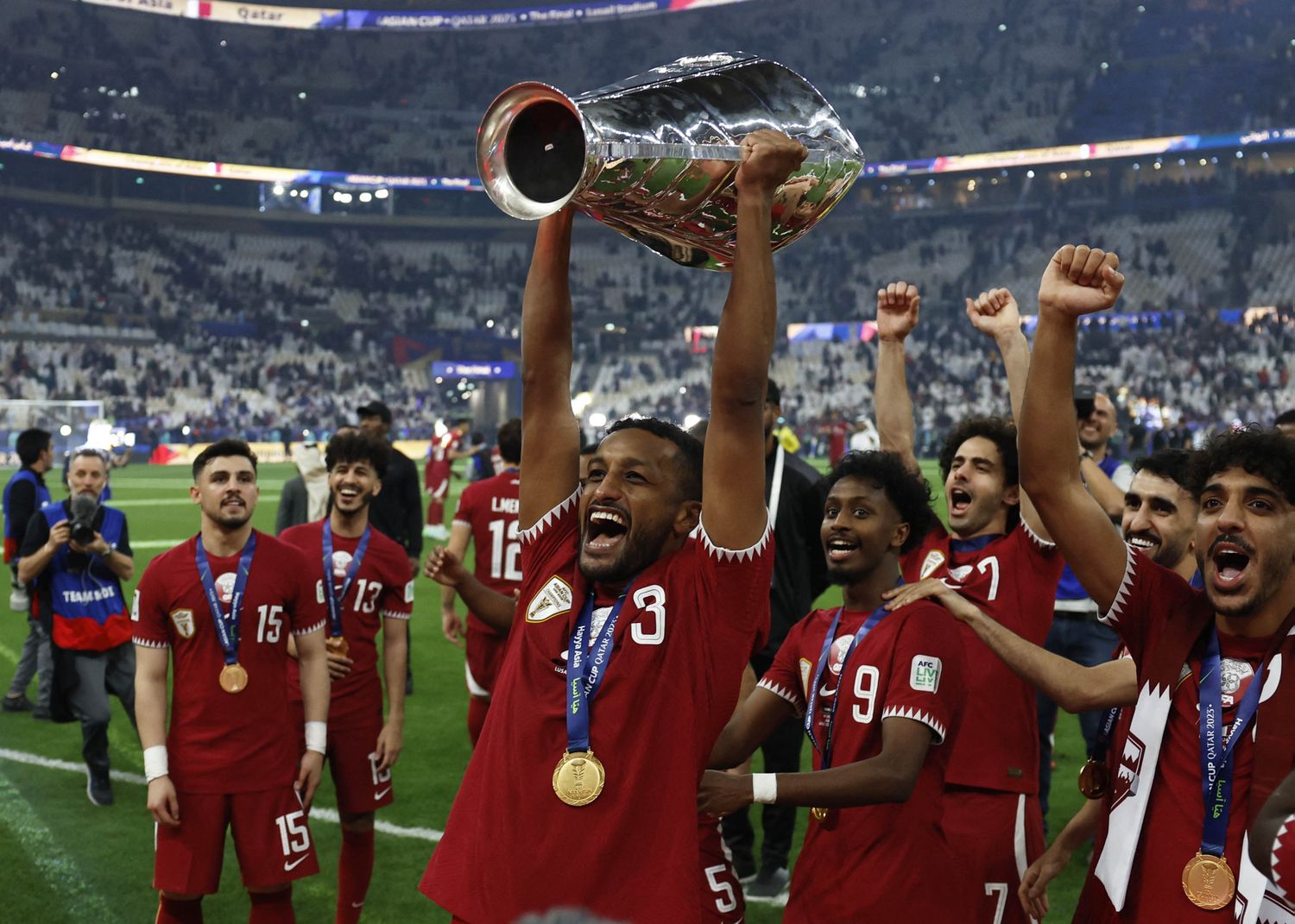 Qatar festejó en Lusail.