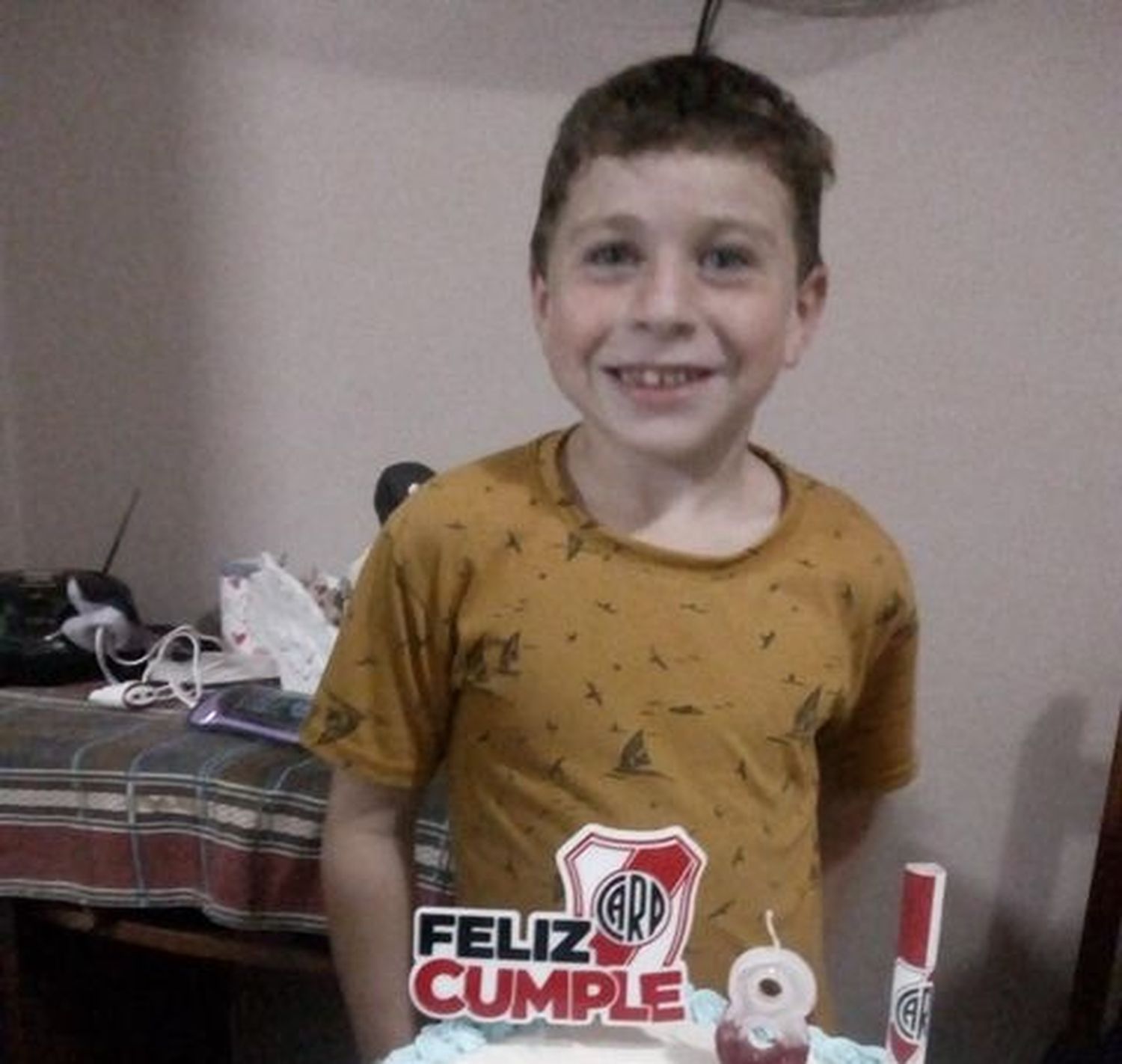Santino Figueredo cumplió 8 años