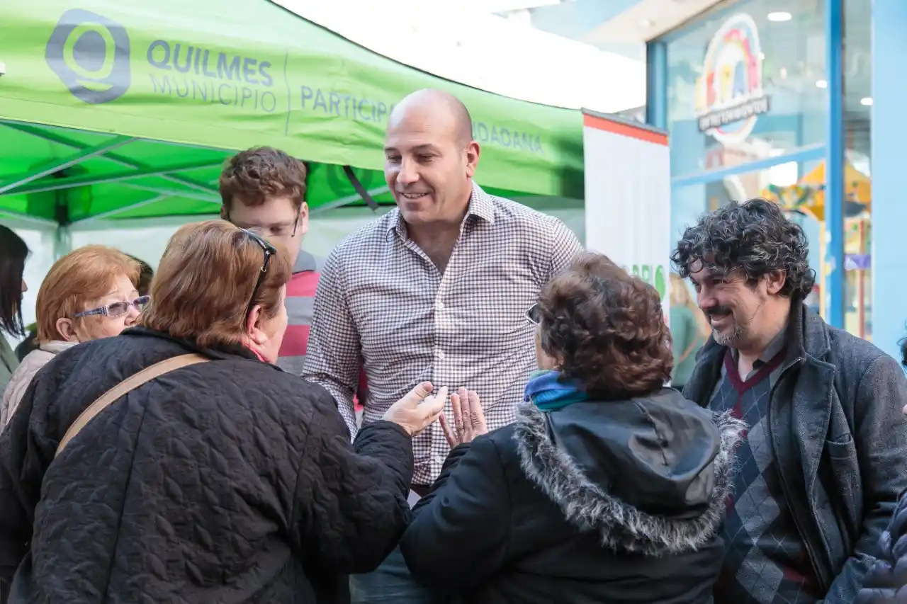 Quilmes: Martiniano Molina presentó el balance de sus primeros mil días de gestión