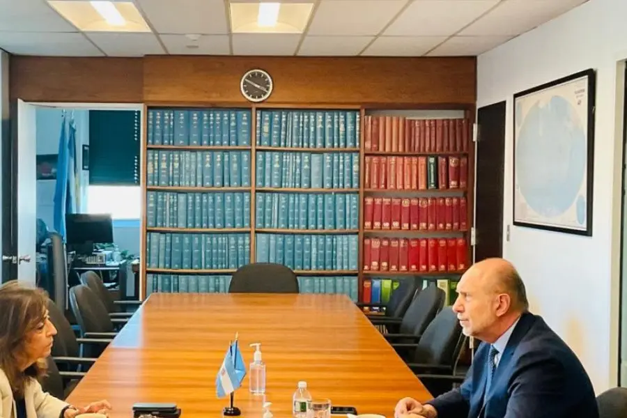 Perotti se reunió con la representante de Argentina ante las Naciones Unidas