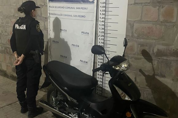 Encontraron abandonada una moto que fue robada en Baradero