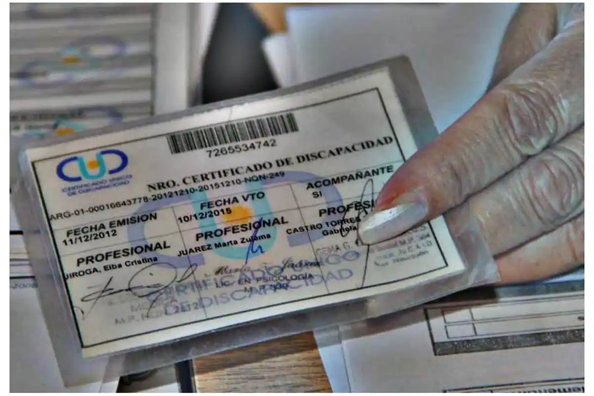 Todos los Certificados Únicos de Discapacidad vencerán en 2024