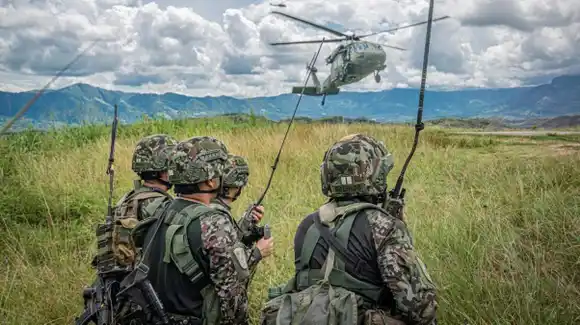 Ejército desactivó más de 100 kilos de explosivos de disidentes de las FARC en Colombia