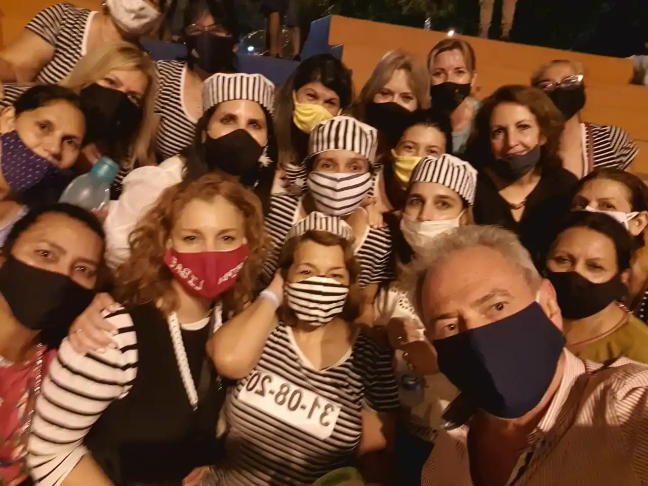 Atilio Benedetti y Gabriela Lena se sumaron a la tropa opositora que viajó a Formosa