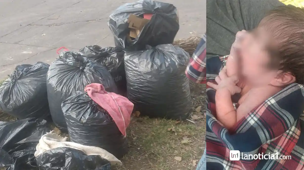  Morón: Hallaron una bebé recién nacida en un basural