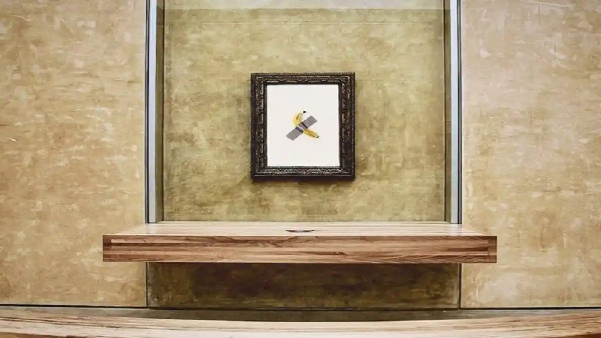 NUEVA YORK y el «arte» dan para TODO: vendieron por una millonada el «cambur pegado a la pared»